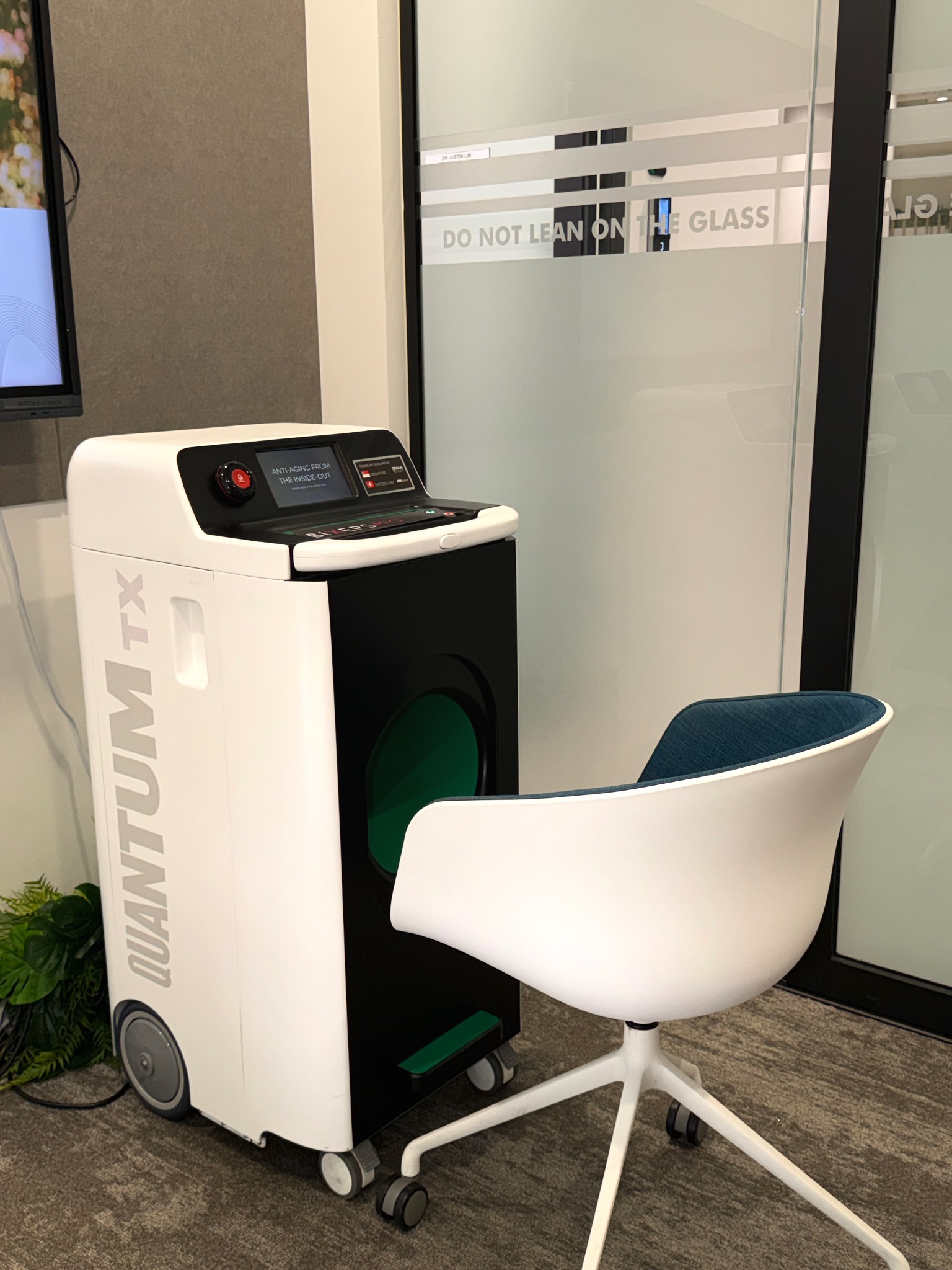 The BIXEPS PEMF therapy device and seat at Alpha Vitality